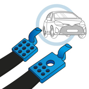 Automotive control strap