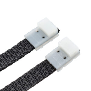 Lock for retaining strap